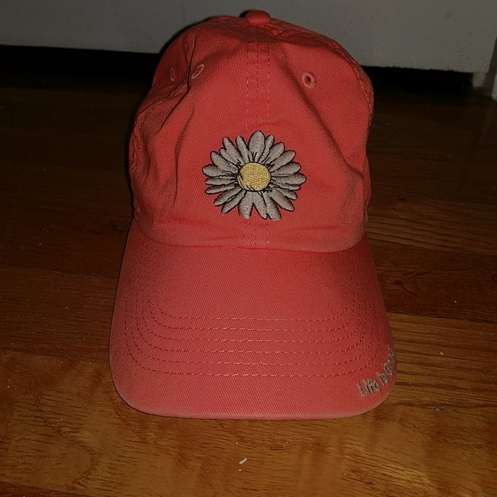 Life Is Good Flower Hat